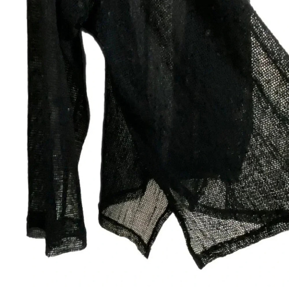 Black with glitter sheer knit 2X tunic top‎ - Picture 5 of 5